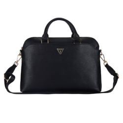 Torba za laptop Guess Bag Grained Triangle Logo 15" crna (GUCB15PGTSPSK)