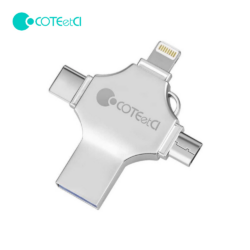 USB flash memorija Coteci CS8836 64GB USB 3.0/micro USB/Type C/lightning