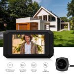 Video pametno zvono JWD Cat Eye za vrata ugradno Wireless - Slika 2