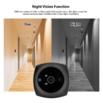 Video pametno zvono JWD Cat Eye za vrata ugradno Wireless - Slika 4
