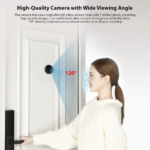 Video pametno zvono JWD Cat Eye za vrata ugradno Wireless - Slika 5