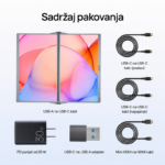 Eksterni (Portable) 15.6 ekran E1 dupli ekran (dual screen) - Slika 7