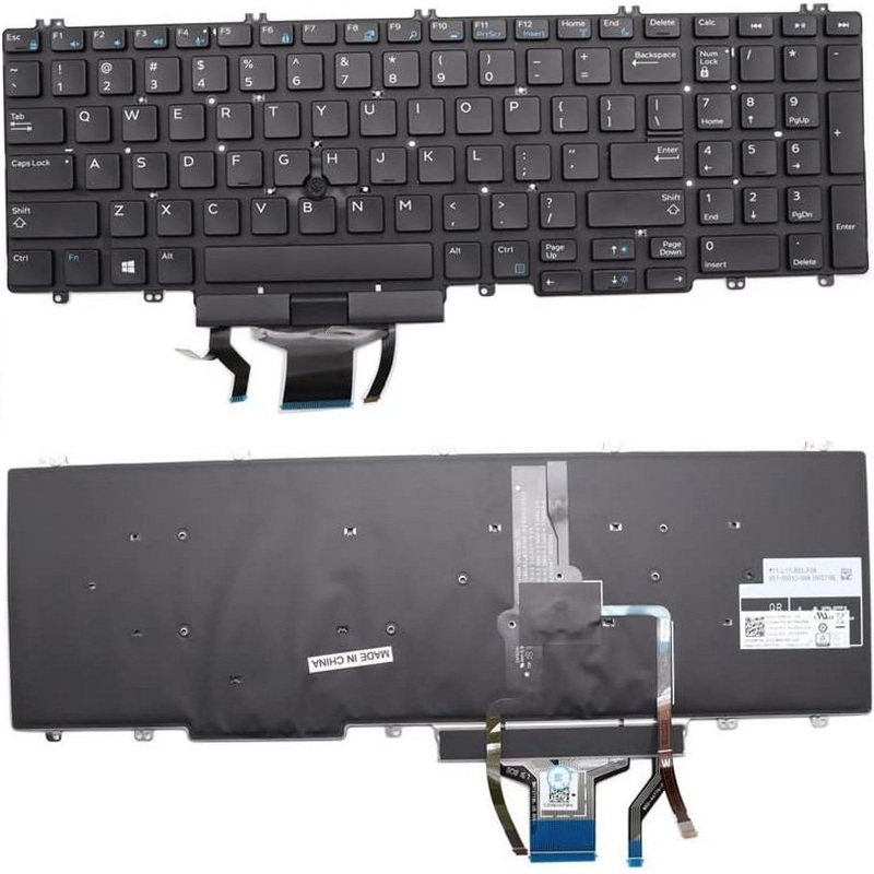 2135-51AzP27xyL._AC_SL1000_.jpg Tastatura za Laptop Tastatura za laptop Dell Precision 7540 7740 mali enter, backlight - Slika 1