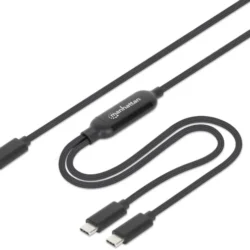 Manhattan Dual USB-C Charging Cable 100 W, 2 m 355810