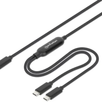 Manhattan Dual USB-C Charging Cable 100 W, 2 m 355810