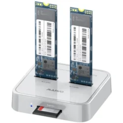 SSD docking station MAIWO K3016SD USB-C - 2 x M.2/NvMe/CR