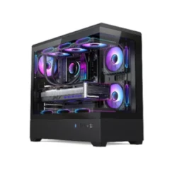 Kuciste Stars Solution S04 Crno, Tempered Glass 3x12cm Argb