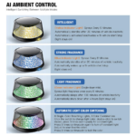 Difuzer Kingjoy AI ambient CX-06 Pro crni - Slika 9
