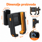 Drzac za mobilni telefon LD177 Gym series crni - Slika 4