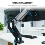 Nosac za dva monitora Fantech WorkStation ProMount MBD1 crni - Slika 16