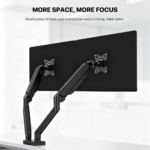 Nosac za dva monitora Fantech WorkStation ProMount MBD1 crni - Slika 18