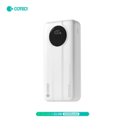 Power bank prenosiva baterija Coteci 22.5W iH-161 20000mAh bela