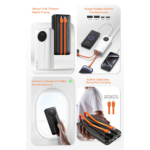 Power bank prenosiva baterija Coteci 22.5W iH-161 20000mAh crna - Slika 3