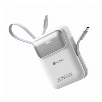 Power bank prenosiva baterija Coteci 35W iH-158 20000mAh bela