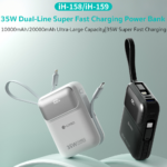 Power bank prenosiva baterija Coteci 35W iH-158 20000mAh crna - Slika 2
