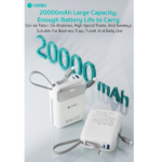 Power bank prenosiva baterija Coteci 35W iH-159 10000mAh bela - Slika 5