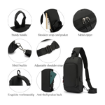 Torbica POSO PS-356, 10" crna - Slika 4