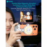 Univerzalni drzac Coteci 3u1 (foto nastavak + selfie stick + tripod) magnetic TR-070 beli - Slika 10